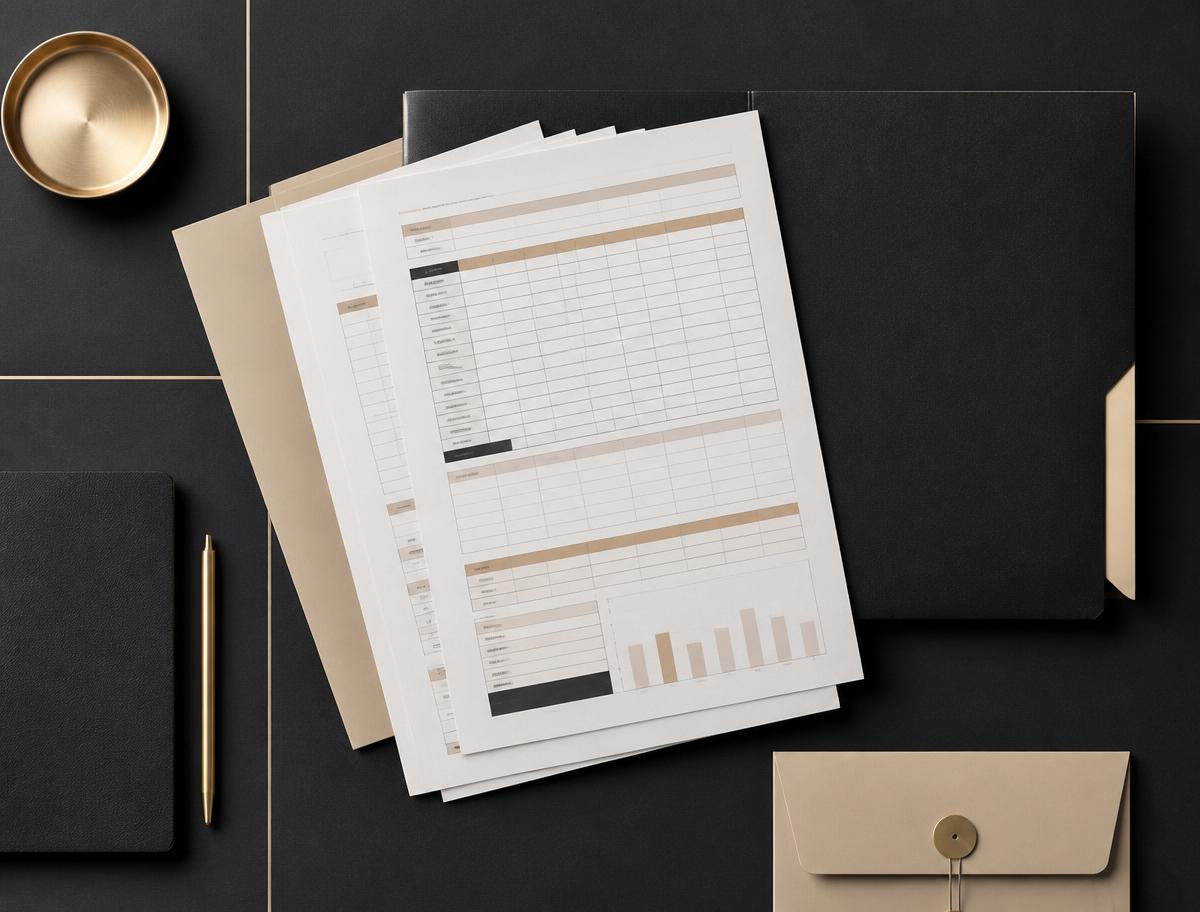 Mockup do produto Planilha de DRE Gerencial